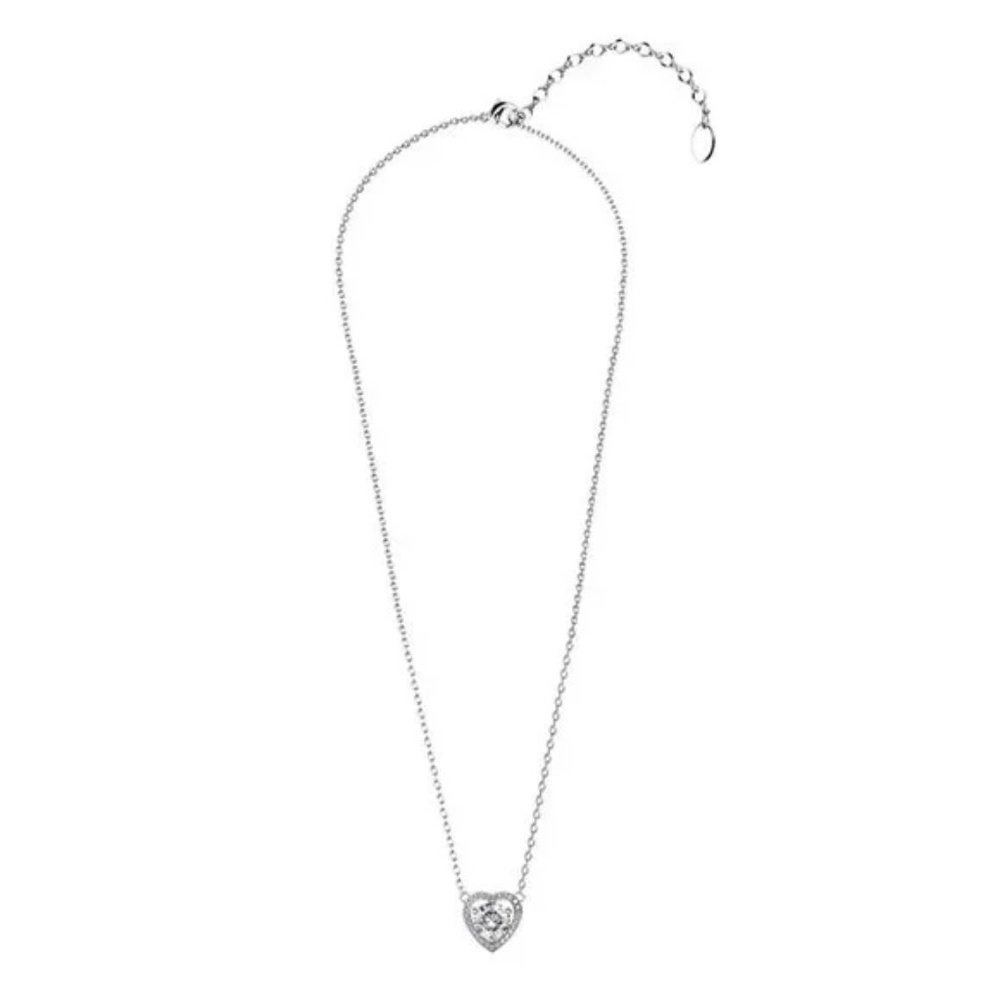 Certified 1ct. t.w.  Moissanite Diamond Heart Necklace NEW - Picture 3 of 13